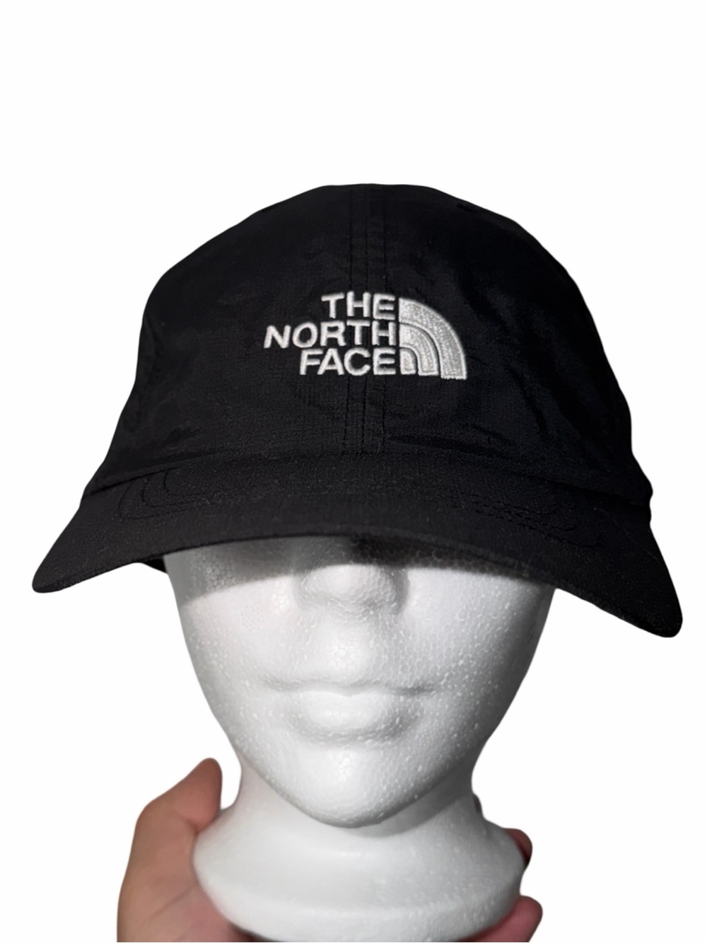 The North Face Adjustable Hat Black White Logo